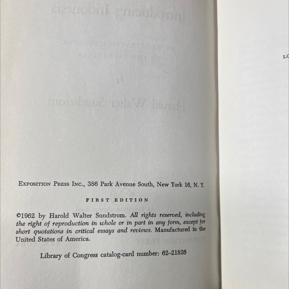 garuda: introducing indonesia book, by ter sundstrom, 1962 Hardcover image 3
