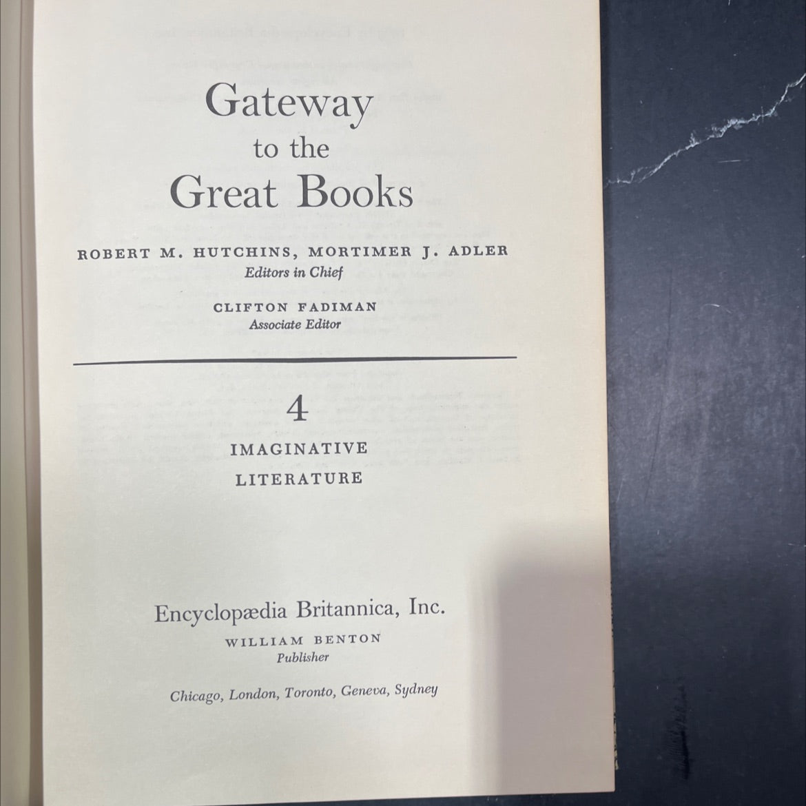gateway to the great books book, by robert m. hutchins, mortimer j. adler, 1963 Hardcover image 2