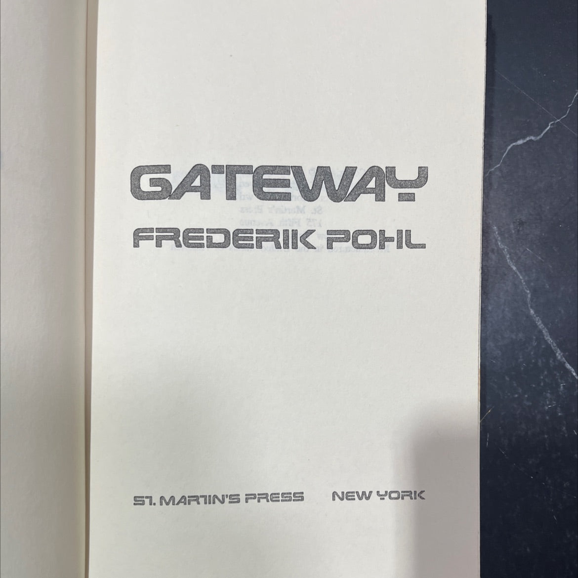 gateway book, by Frederik Pohl, 1977 Hardcover image 2