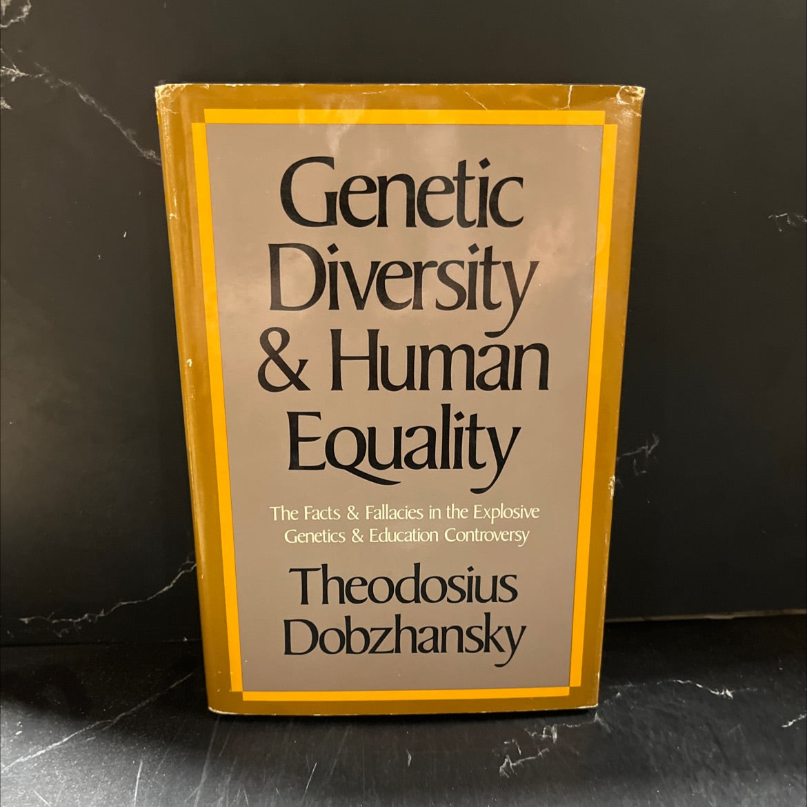 genetic diversity and human equality book, by Theodosius Dobzhansky, 1973 Hardcover image 1