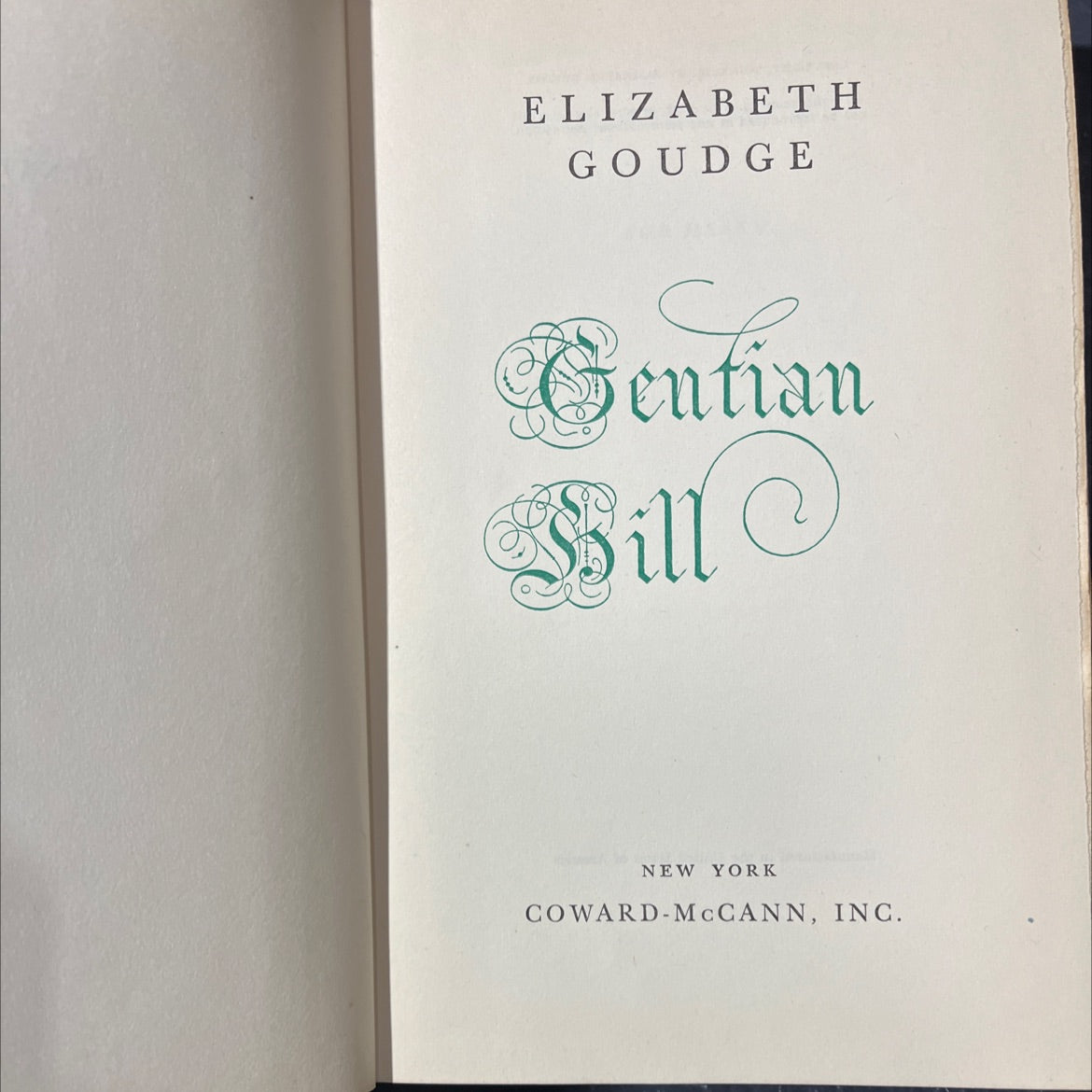 gentian bill book, by elizabeth goudge, 1949 Hardcover image 2