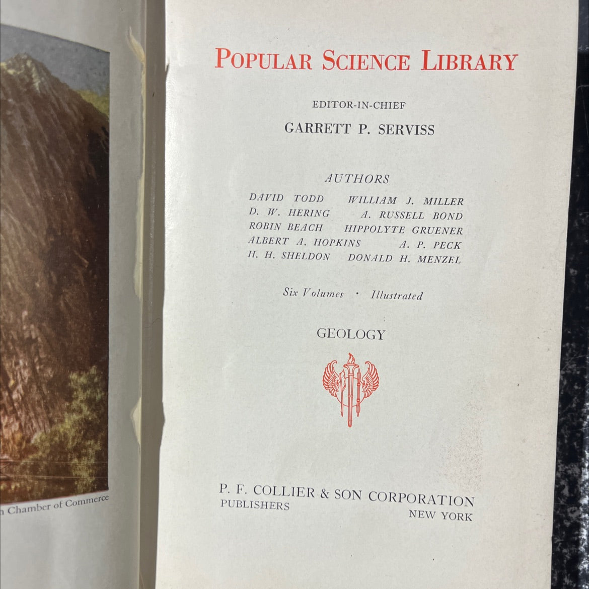geology book, by various, 1941 Hardcover image 2