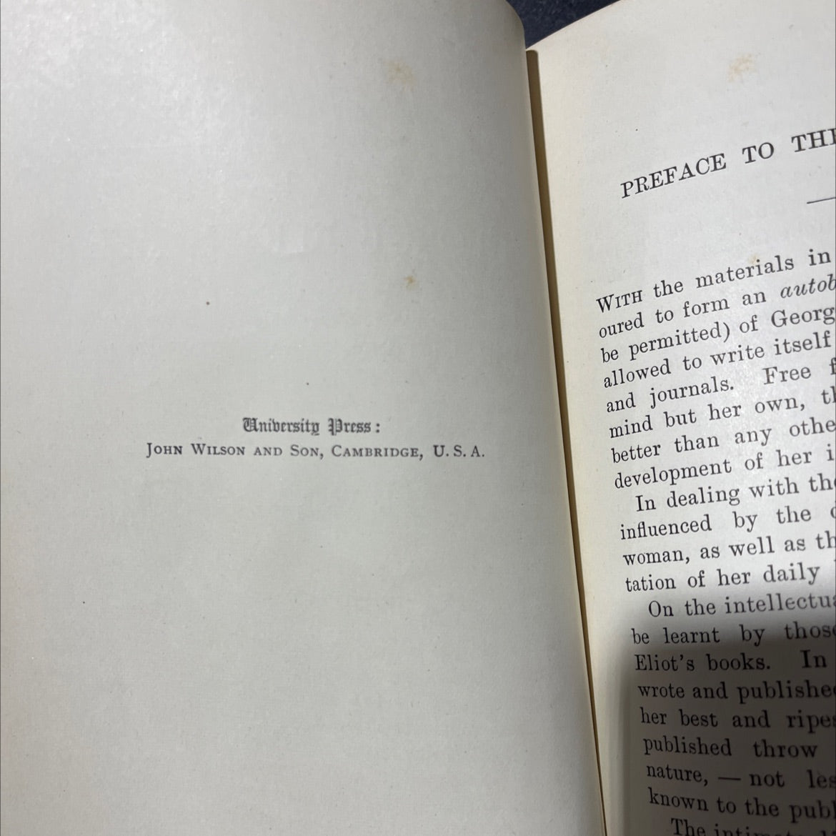 george eliot's life as related in her letters and journals book, by george eliot, 1970 Hardcover image 3