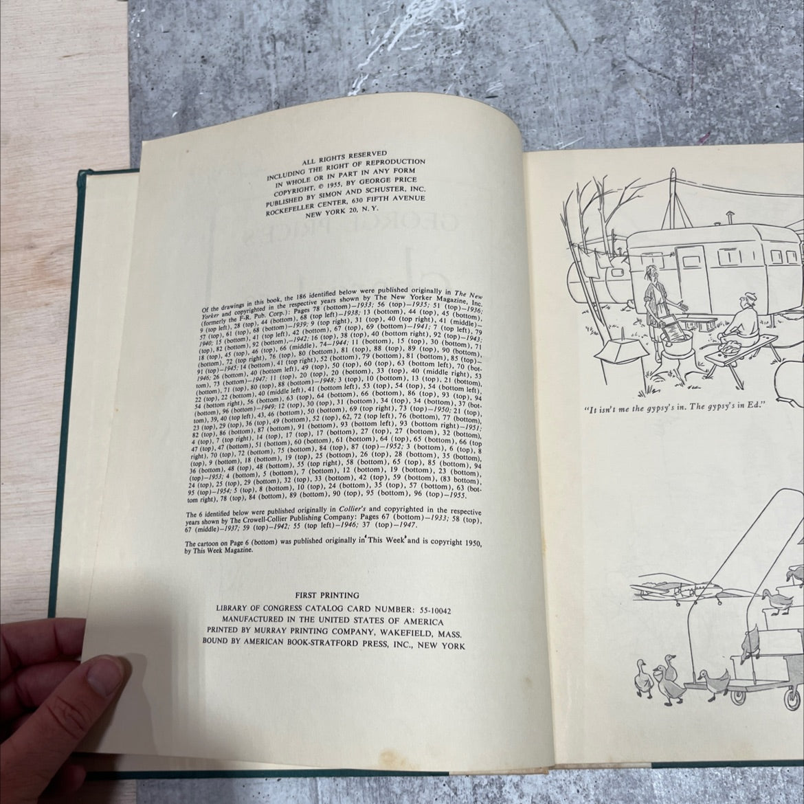 george price's characters more than 200 of his best cartoons book, by george price, 1955 Hardcover image 3