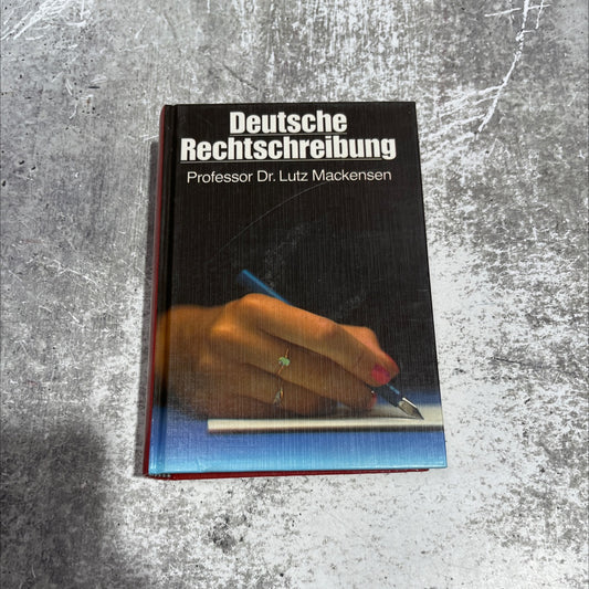 german orthography book, by Professor Dr. Lutz Mackensen, 1985 Hardcover image 1