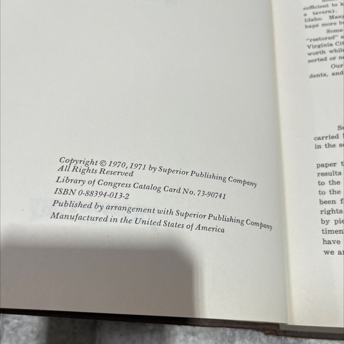 ghost towns of the west book, by lambert florin, 1971 Hardcover image 3