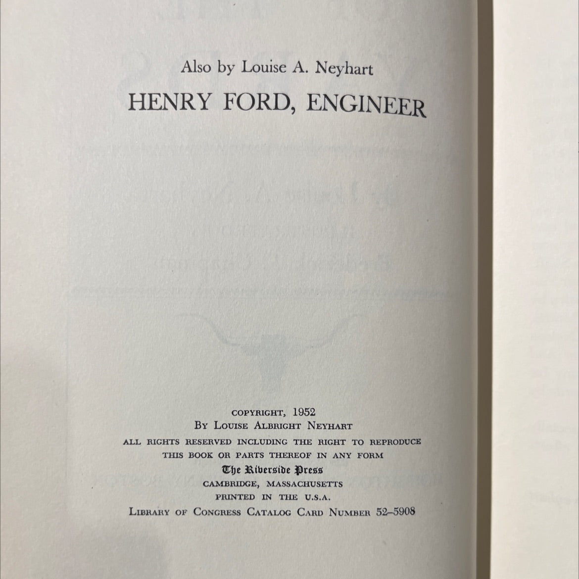 SIGNED giant of the yards book, by Louise A. Neyhart, 1952 Hardcover, Vintage image 3