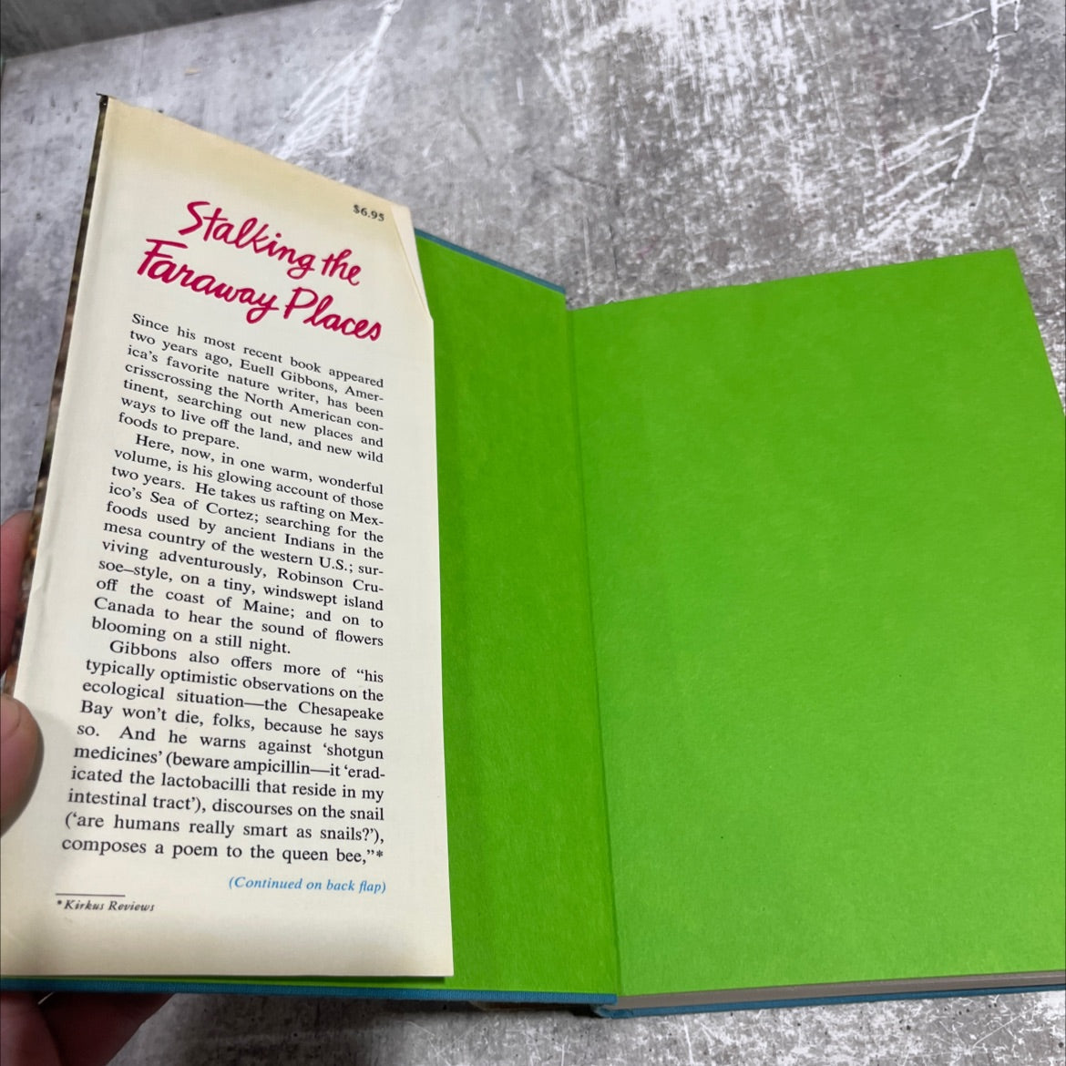 gibbons: stalking the faraway places book, by euell gibbons, 1973 Hardcover image 4