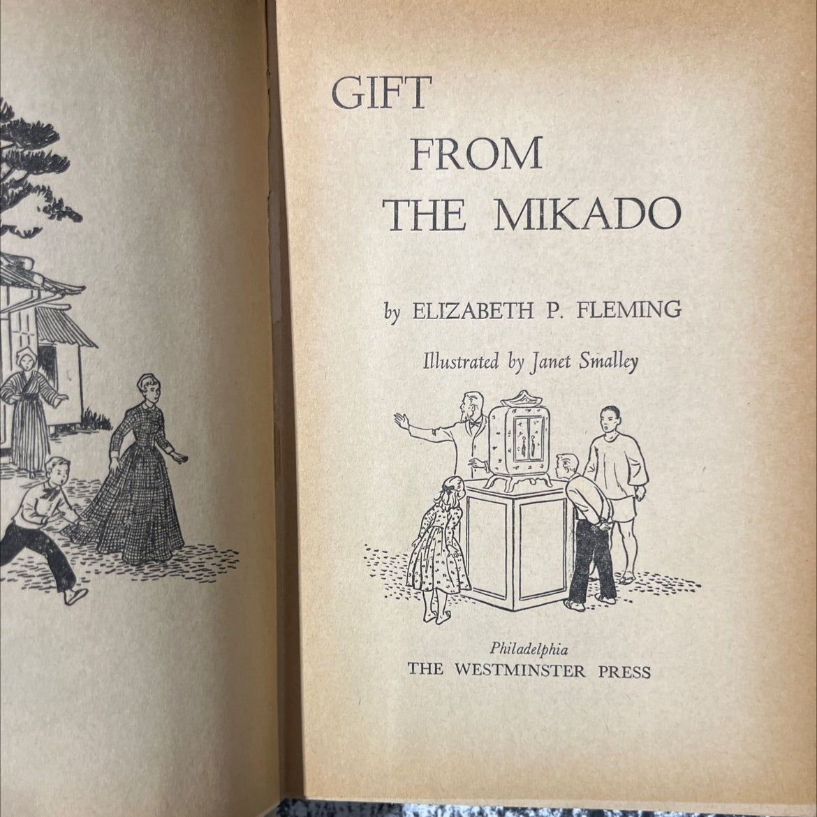 gift from the mikado book, by elizabeth p. fleming, 1958 Hardcover image 2