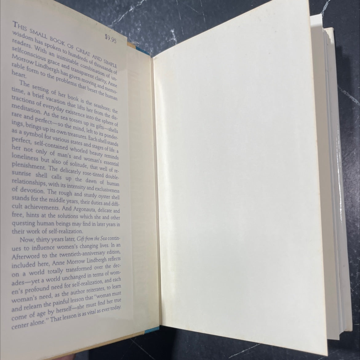 gift from the sea book, by Anne Morrow Lindbergh, 1975 Hardcover image 4