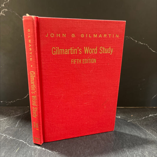 gilmartin's word a study book, by john g. gilmartin, 1971 Hardcover image 1