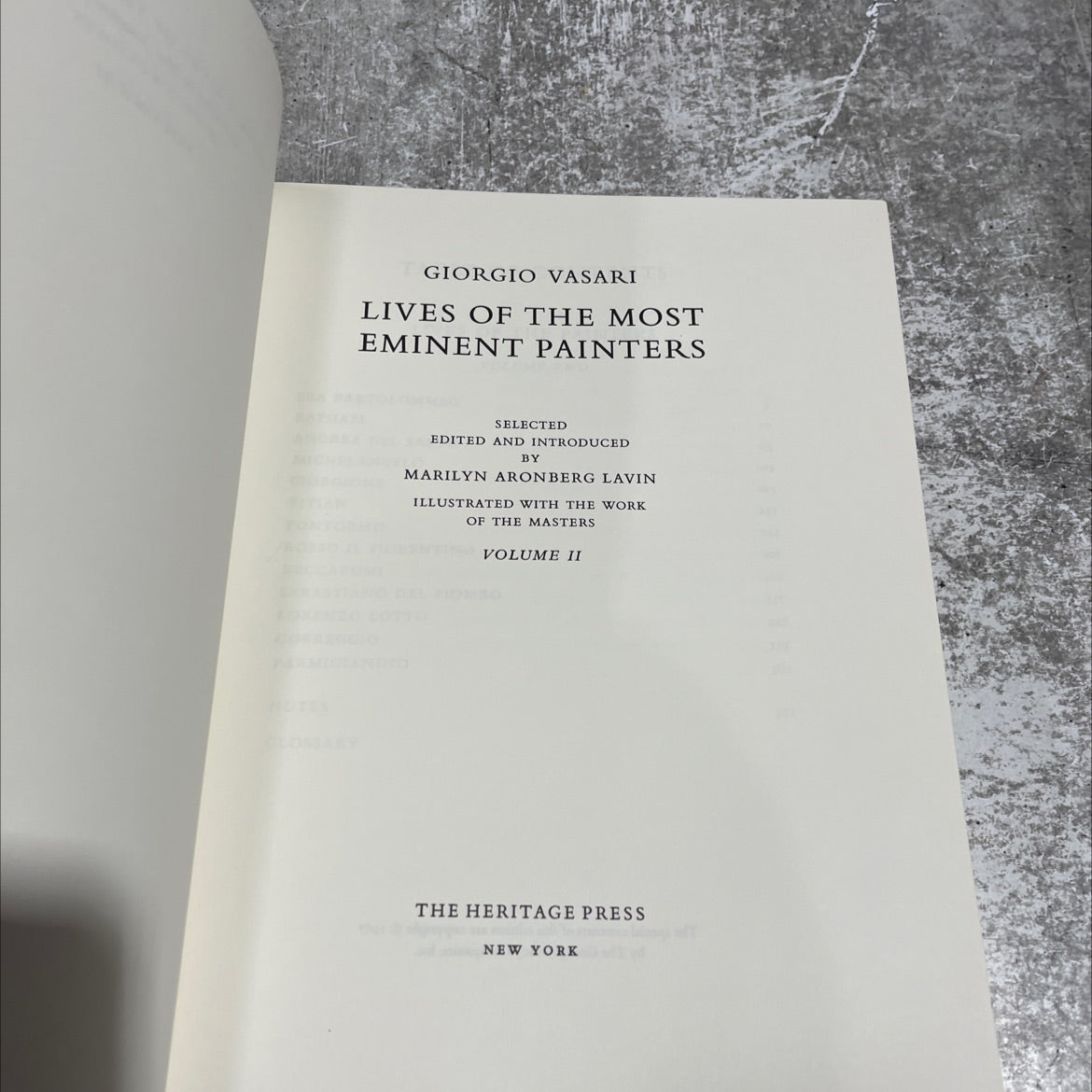 giorgio vasari lives of the most eminent painters volume ii book, by giorgio vasari, 1967 Hardcover image 2