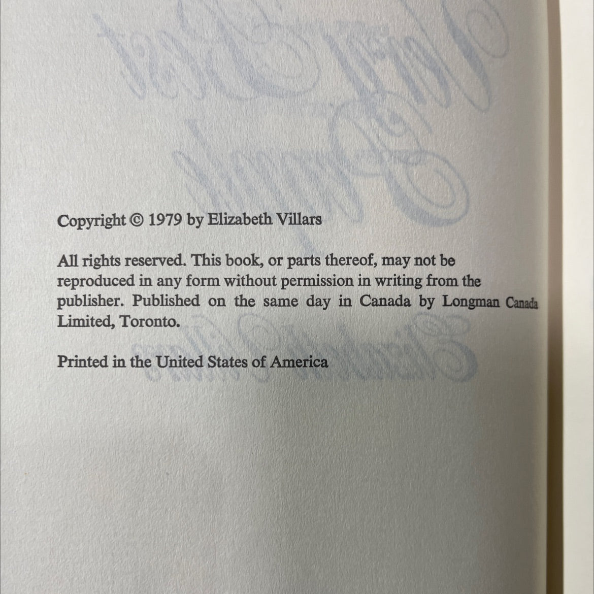 girl best people book, by Elizabeth Villars, 1979 Hardcover image 3