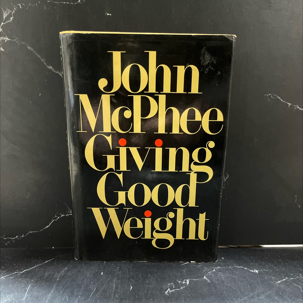 giving good weight book, by John McPhee, 1979 Hardcover image 1