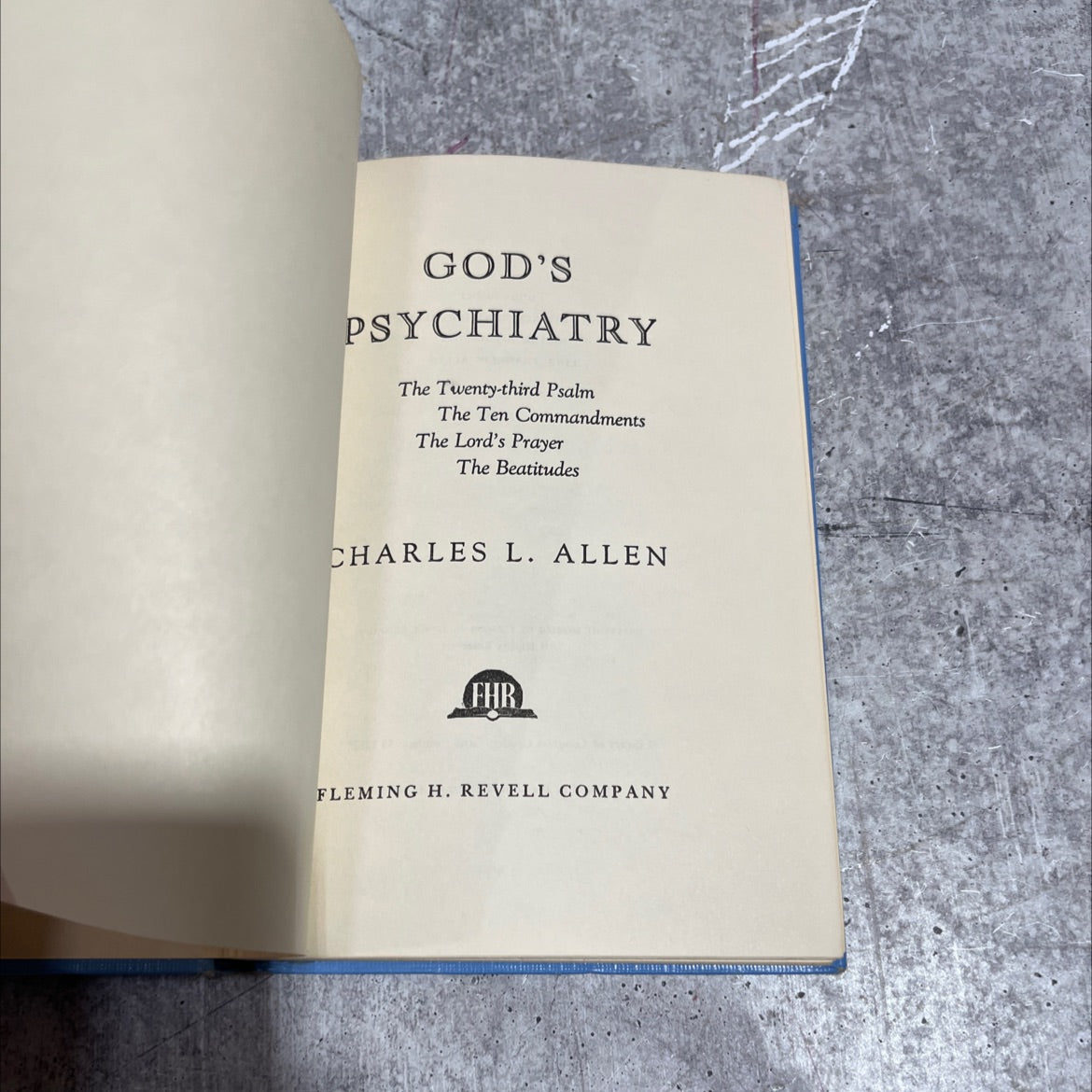 god's psychiatry book, by charles l. allen, 1953 Hardcover image 2