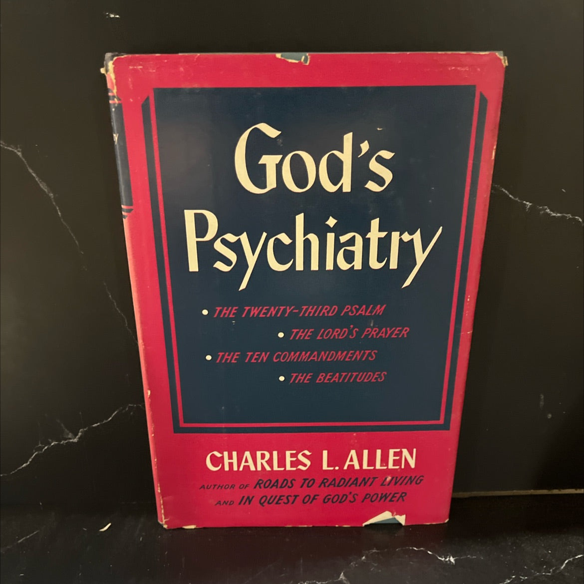 god's psychiatry book, by charles l. allen, 1953 Hardcover image 1