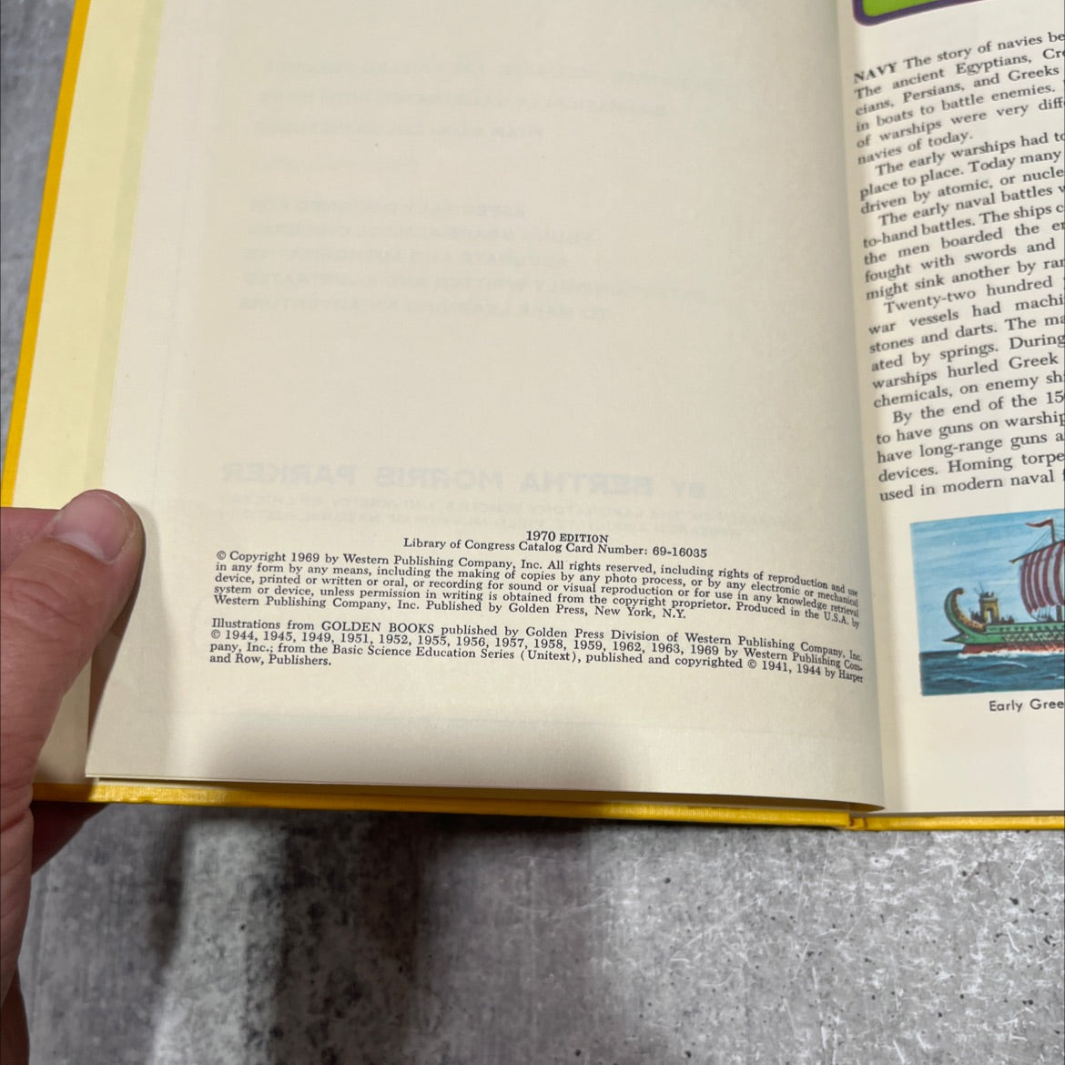 golden book encyclopedia new revised edition volume 11-navy to parasites book, by bertha morris parker, 1970 Hardcover image 3