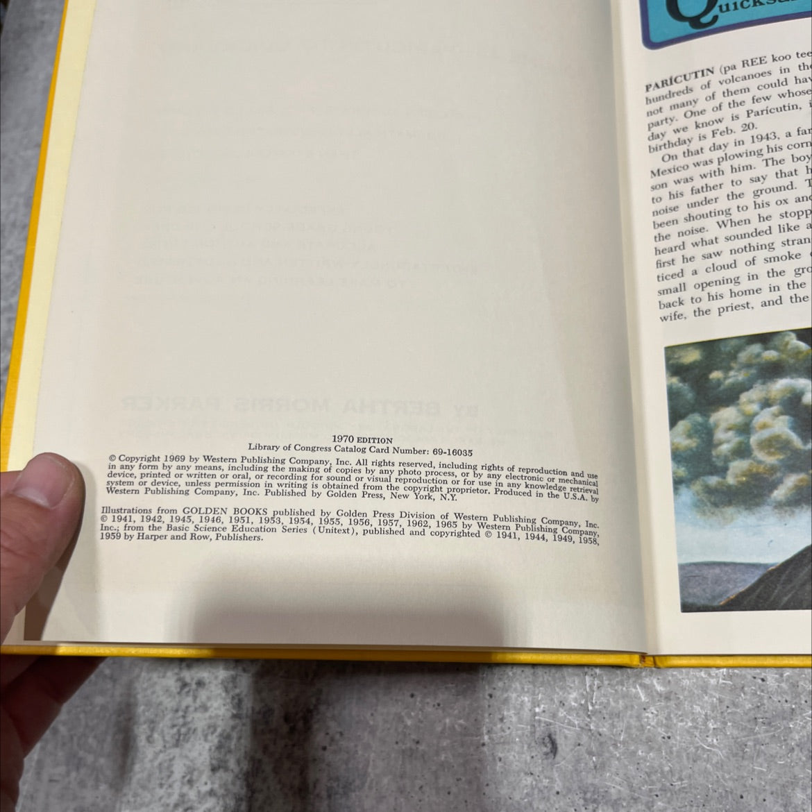 golden book encyclopedia new revised edition volume 12-paricutin to quicksand book, by bertha morris parker, 1970 image 3