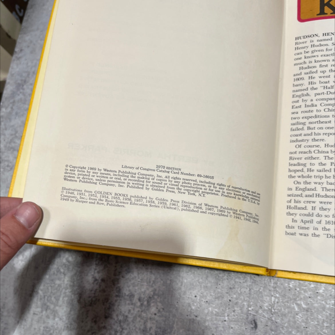 golden book encyclopedia new revised edition volume 8-hudson to korea book, by bertha morris parker, 1970 Hardcover image 3