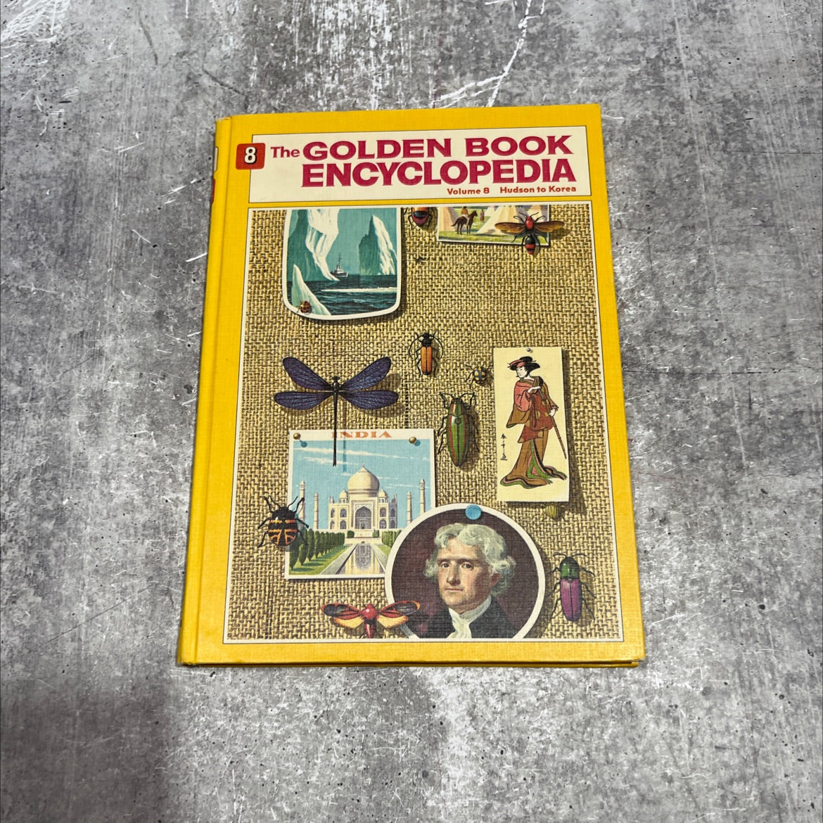 golden book encyclopedia new revised edition volume 8-hudson to korea book, by bertha morris parker, 1970 Hardcover image 1