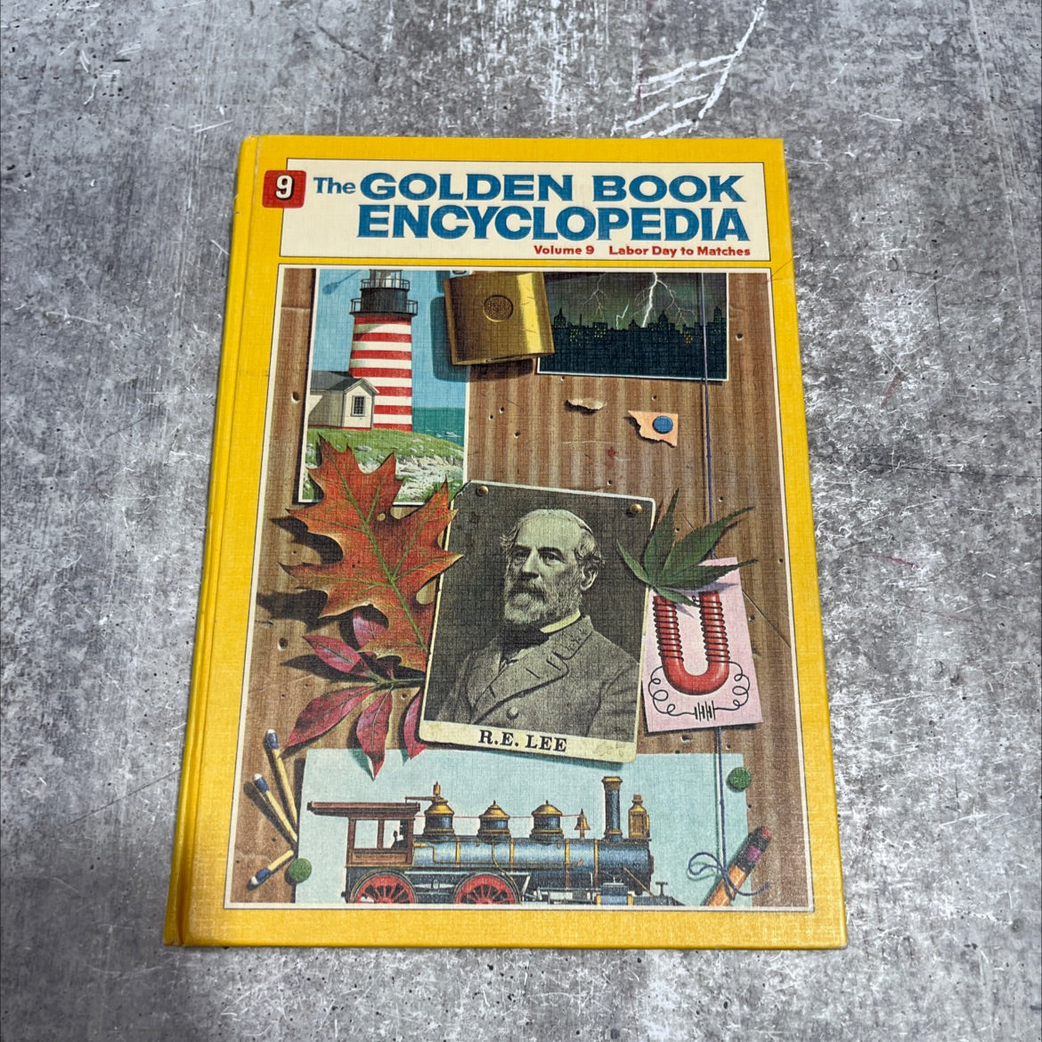 golden book encyclopedia new revised edition volume 9-labor day to matches book, by bertha morris parker, 1970 Hardcover image 1