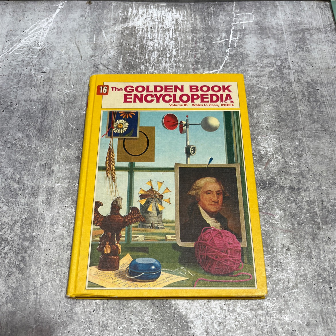 golden book encyclopedia volume 16-wales to zoos; index book, by bertha morris parker, 1970 Hardcover image 1
