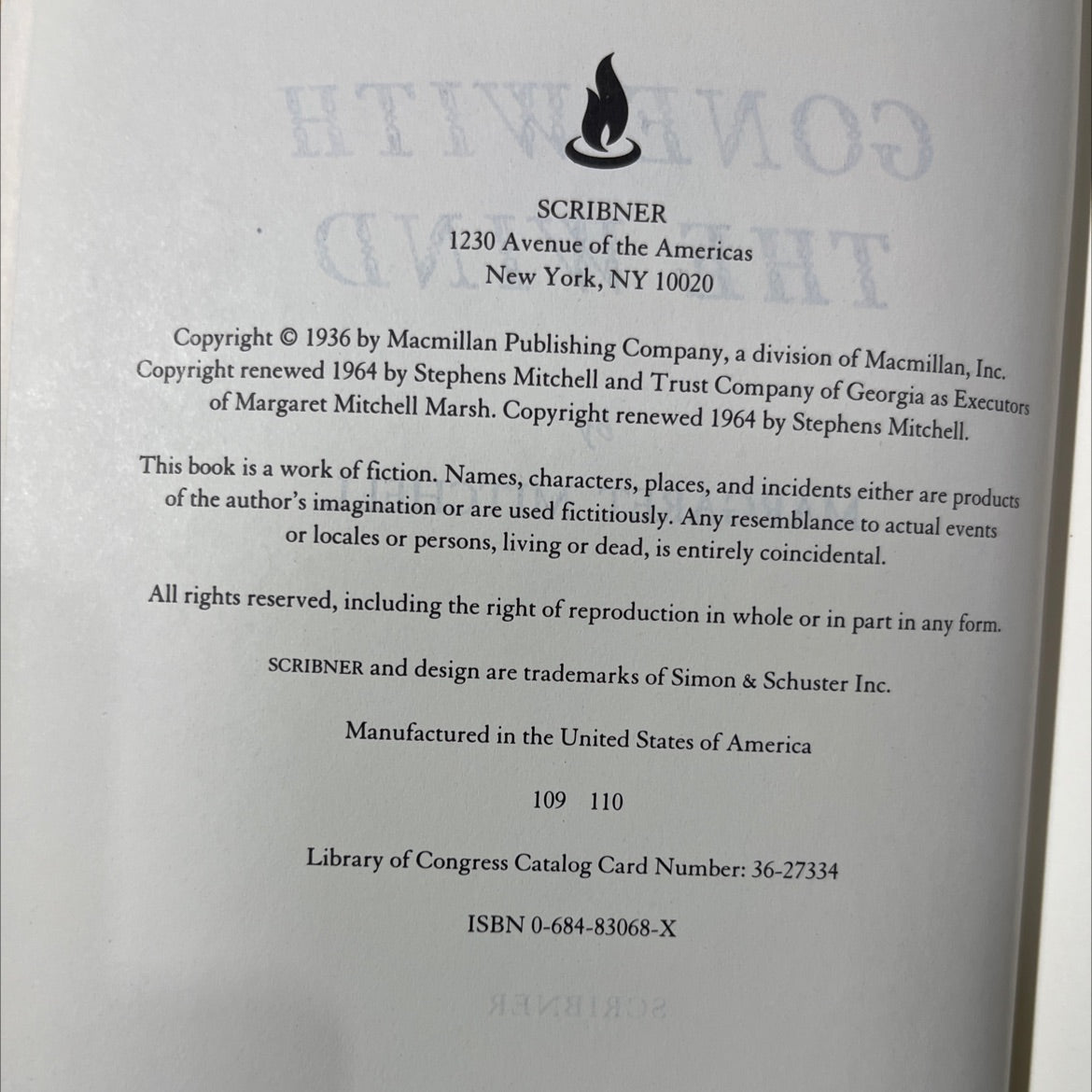 gone with the wind book, by margaret mitchell, 1964 Hardcover image 3