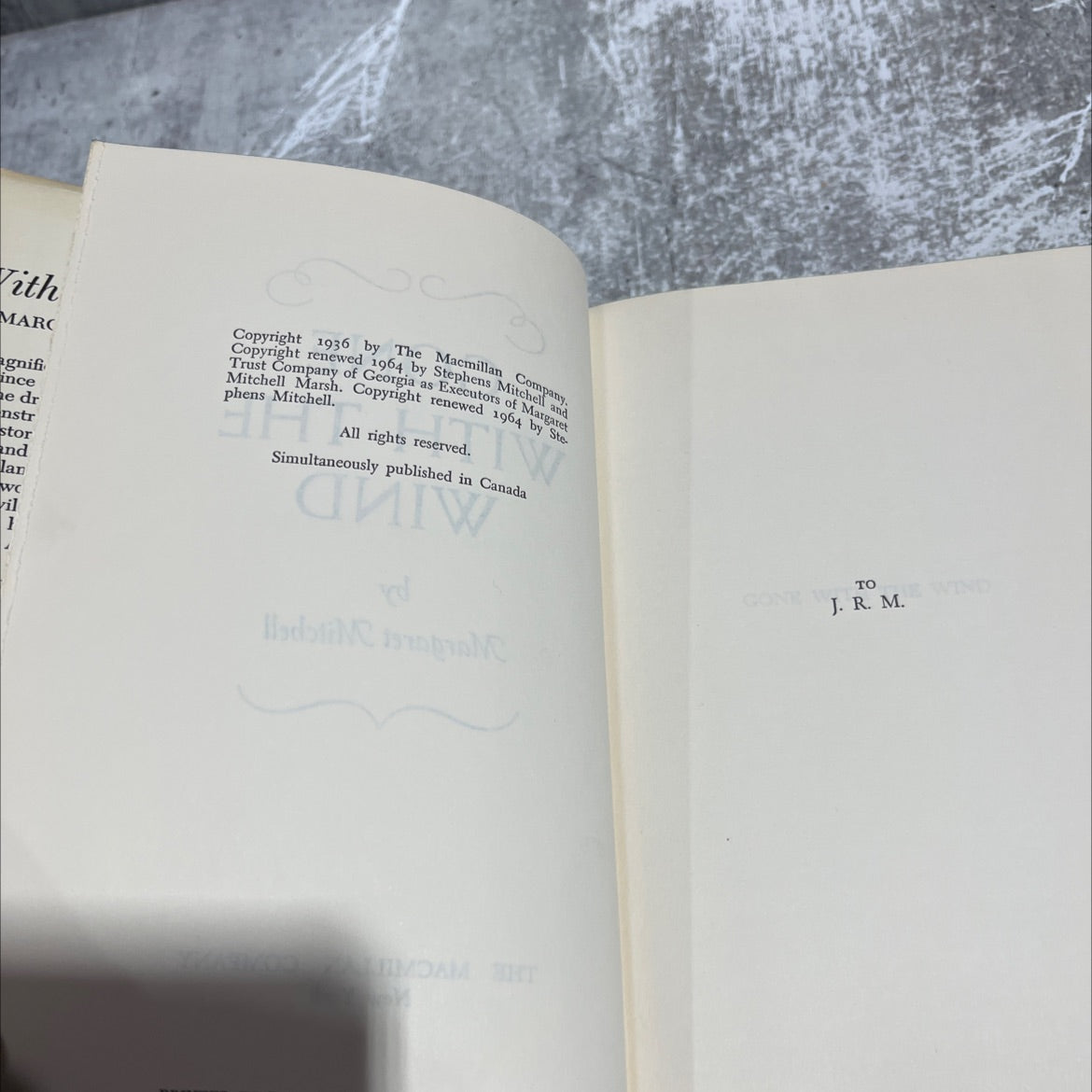 gone with the wind book, by Margaret Mitchell, 1964 Hardcover image 3