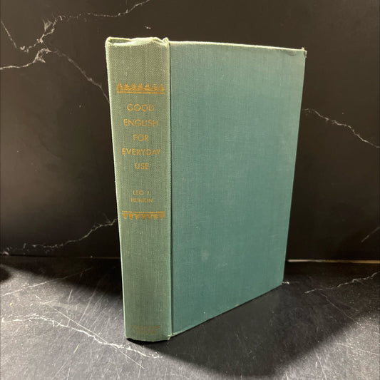 good english for everyday use book, by leo j. henkin, ph.d., 1947 Hardcover image 1