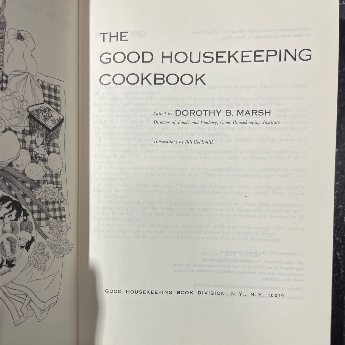 good housekeeping cookbook book, by dorothy b. marsh, 1963 Hardcover image 2
