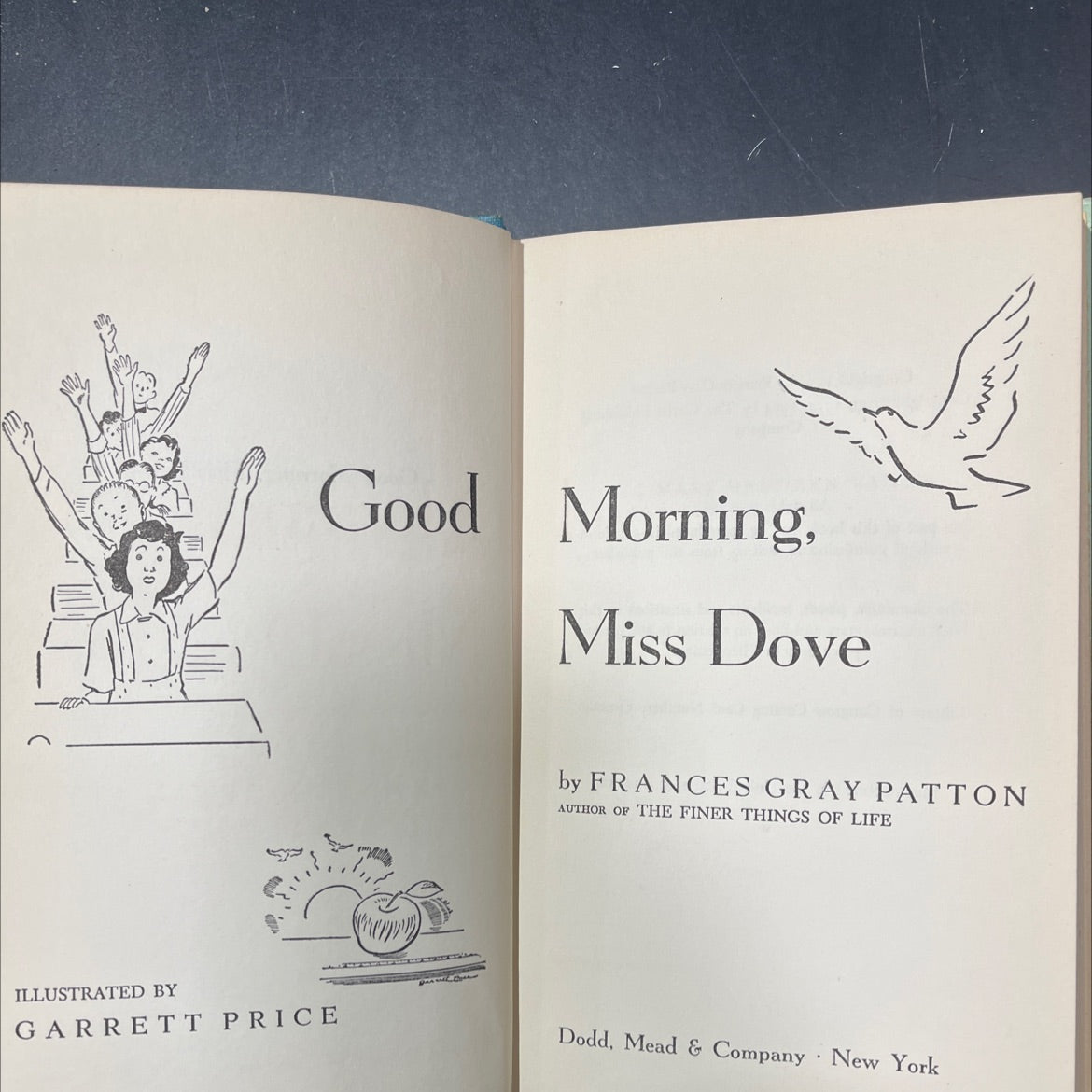 good morning, miss dove book, by frances gray patton, 1954 Hardcover image 2
