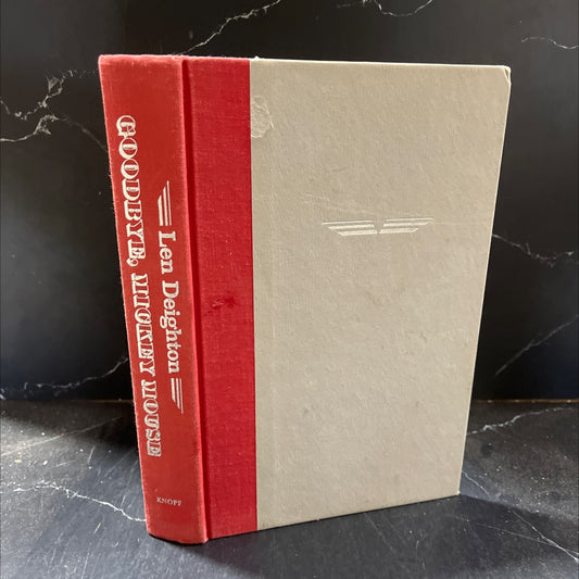 goodbye, mickey mouse book, by Len Deighton, 1982 Hardcover image 1