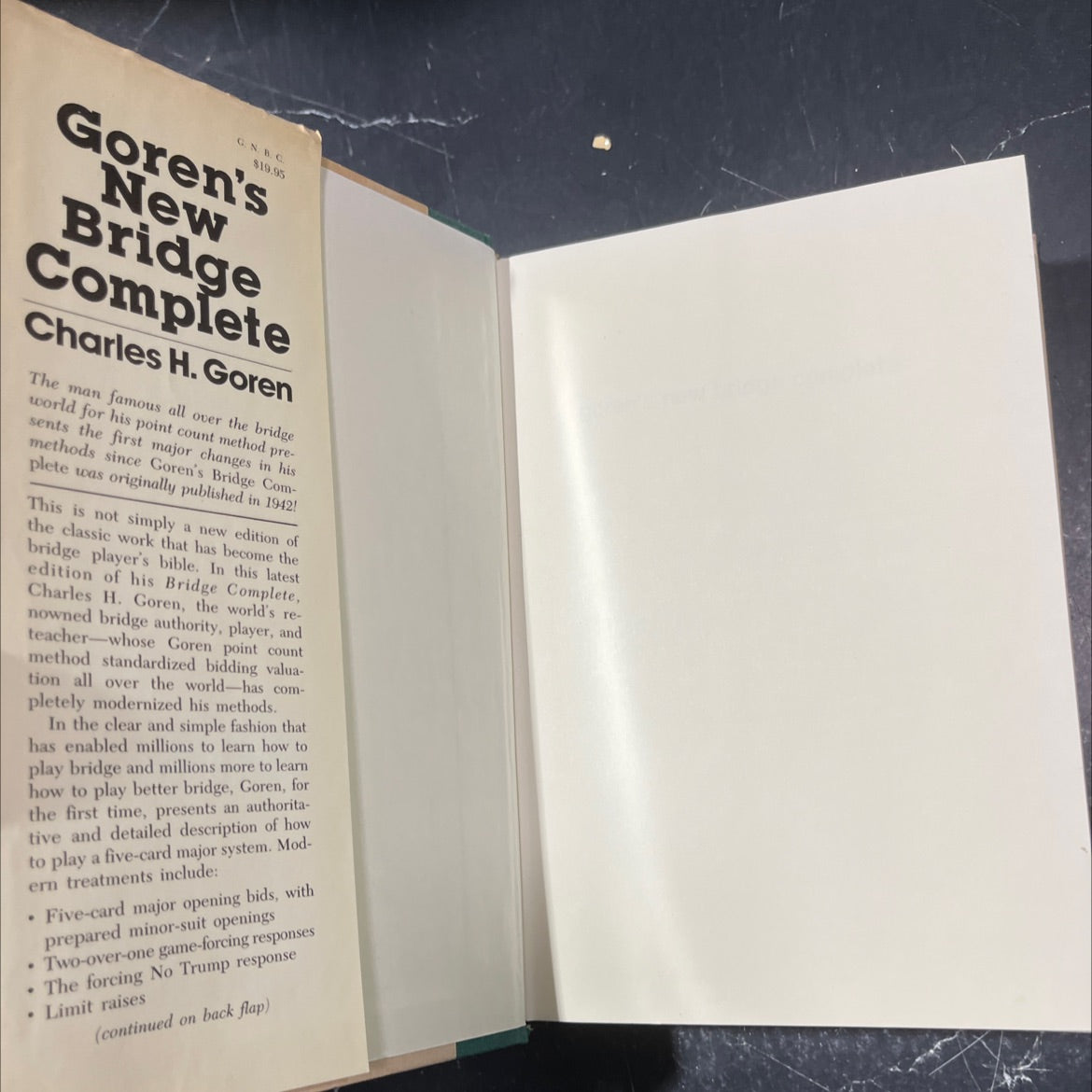 goren's new bridge complete book, by Charles Henry Goren, 1985 Hardcover image 4