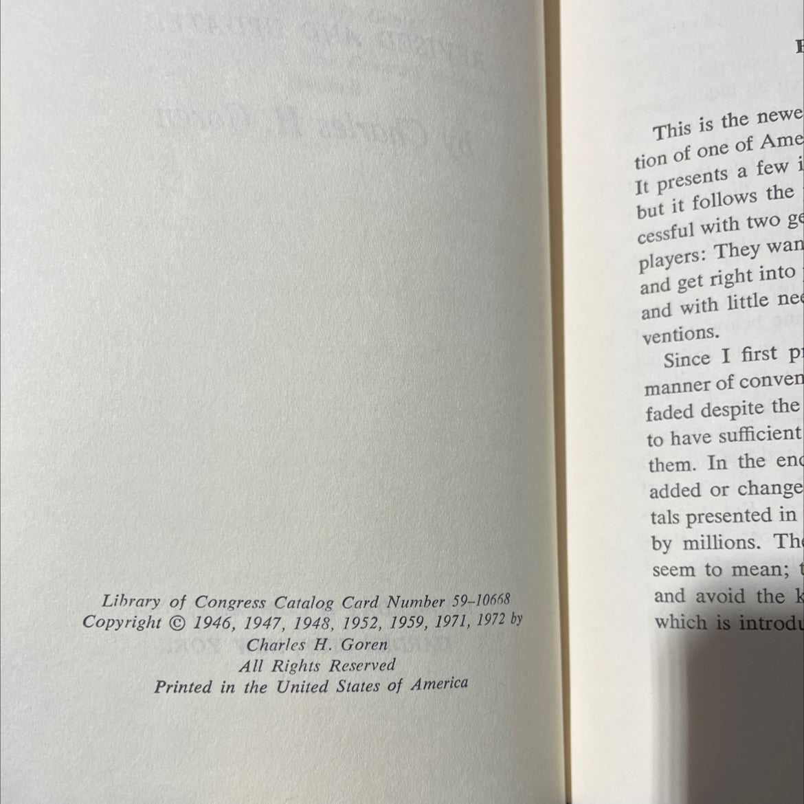 goren te nts ridge bidding bridge in a charles h. goren's new contract bridge in a nutshell revised and updated book, image 3