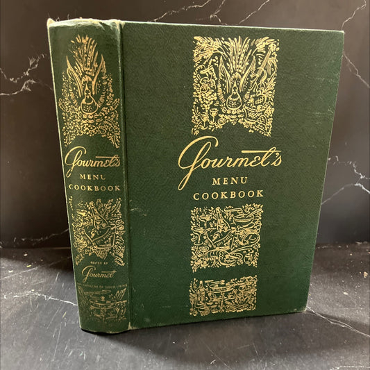 gourmets menu cookbook a collection of epicurean menus and recipes book, by gourmet inc., 1969 Hardcover image 1