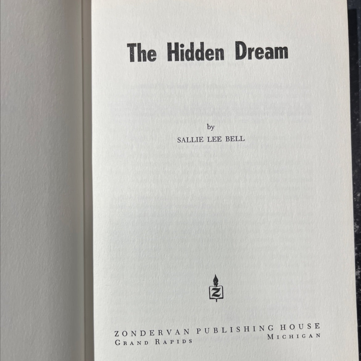 grand rapids the hidden dream book, by sallie lee bell, 1967 Hardcover image 2