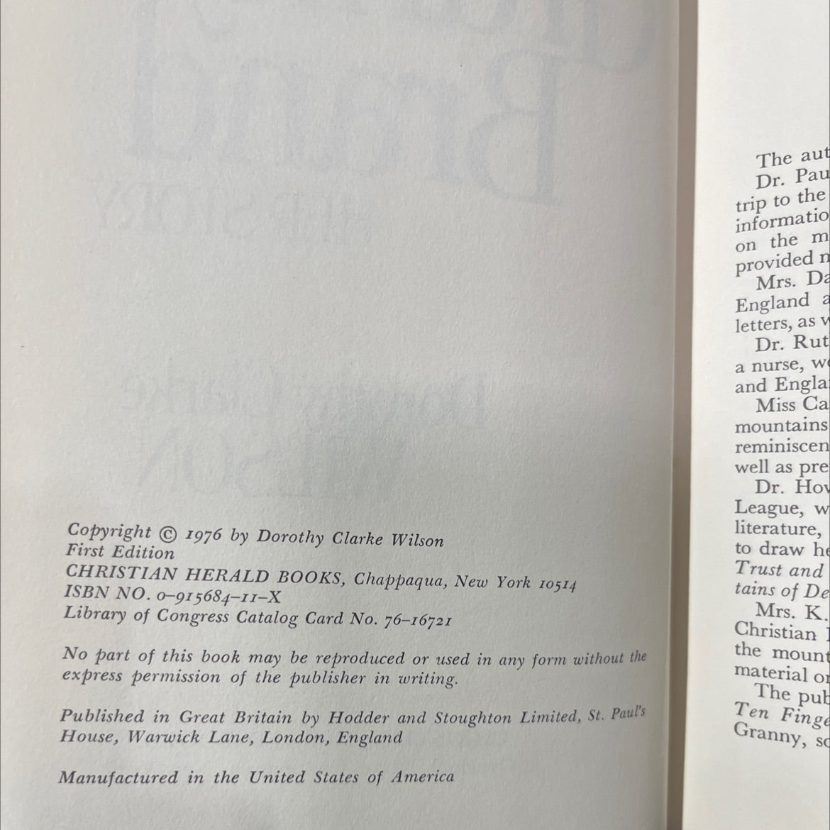 granny brand her story book, by dorothy clarke wilson, 1976 Hardcover image 3