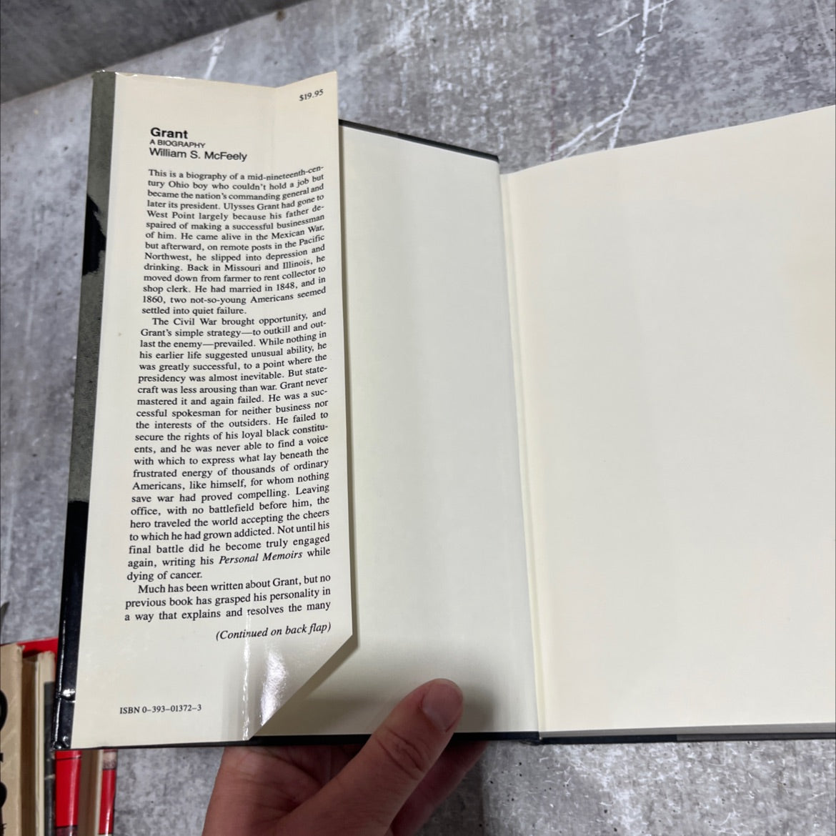 grant a biography book, by liam s. mcfeely, 1999 Hardcover image 4