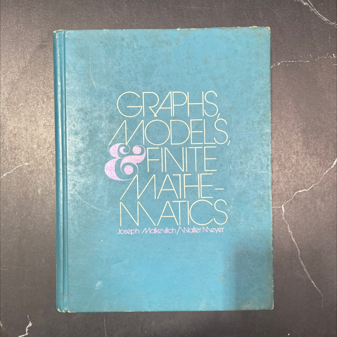 graphs, models, and finite mathematics book, by Joseph Malkevitch, Walter Meyer, 1974 Hardcover image 1