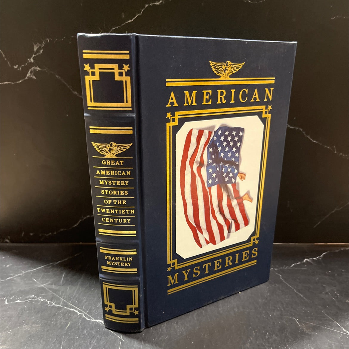 great american mystery stories of the century book, by unknown, 1989 Leather image 1