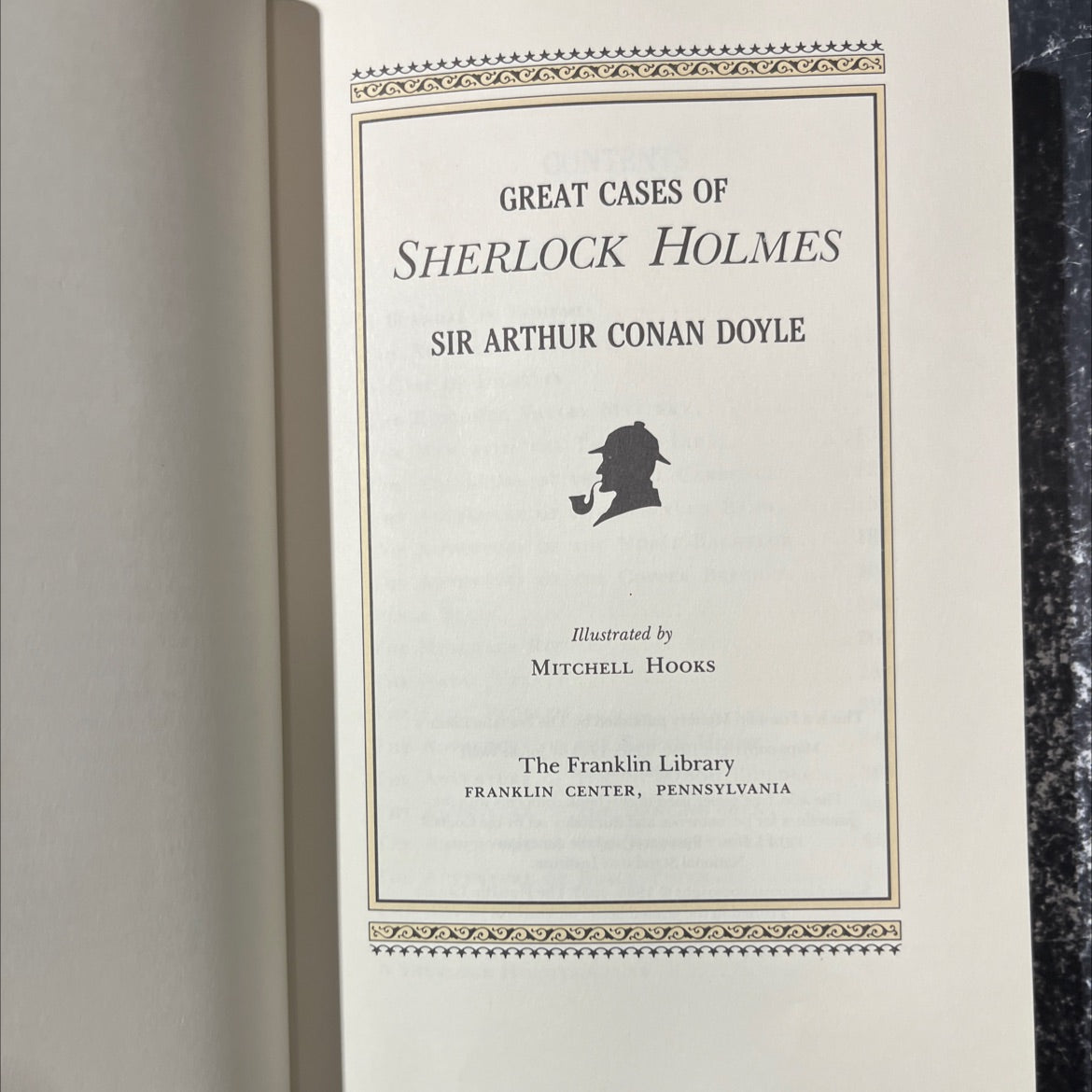 great cases of sherlock holmes book, by sir arthur conan doyle, 1987 Hardcover image 2