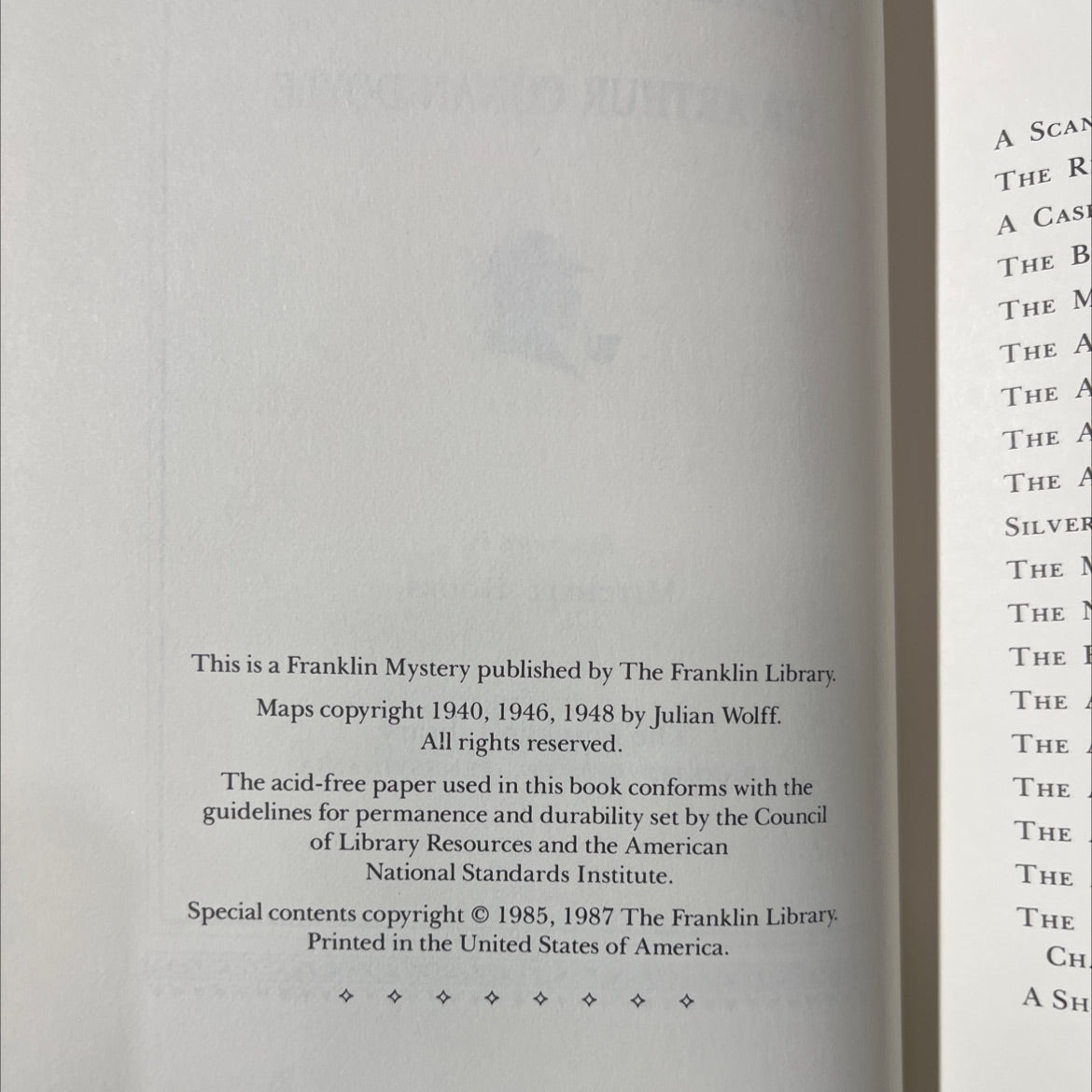 great cases of sherlock holmes book, by sir arthur conan doyle, 1987 Hardcover image 3