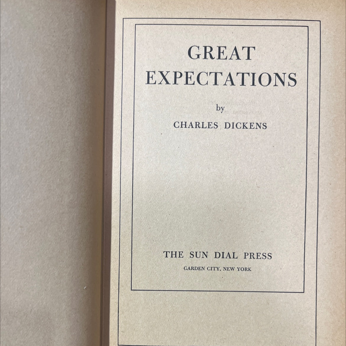 great expectations book, by charles dickens, 1947 Hardcover image 2