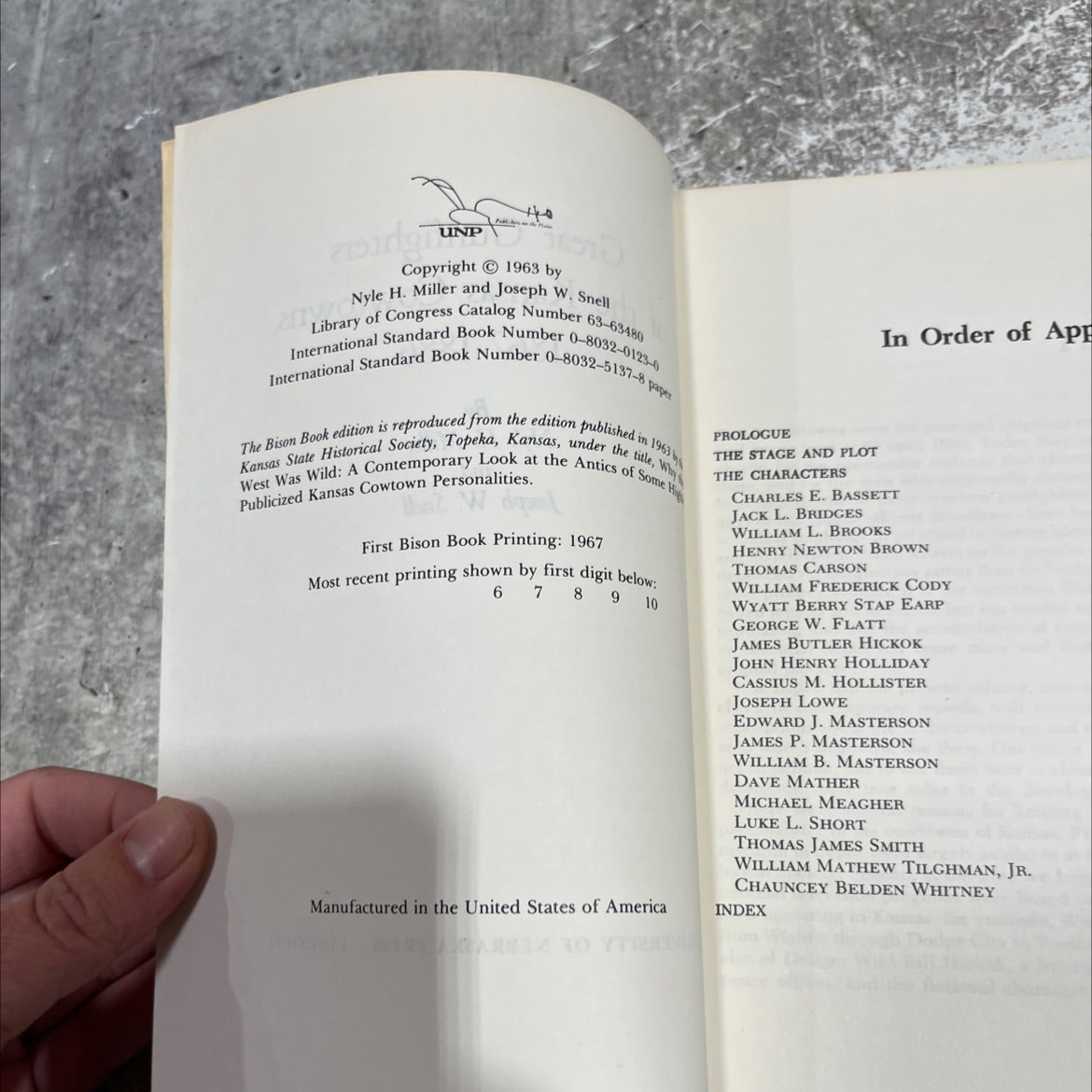 great gunfighters of the kansas cowtowns, 1867-1886 book, by nyle h. miller and joseph w. snell, 1967 Paperback image 3