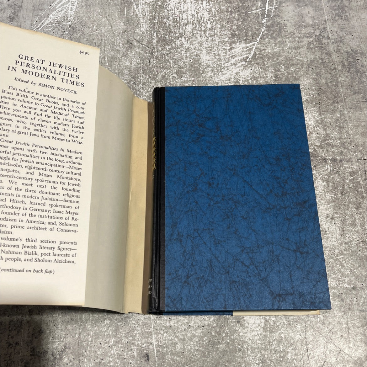 great jewish personalities in modern times book, by simon noveck, 1961 Hardcover image 4