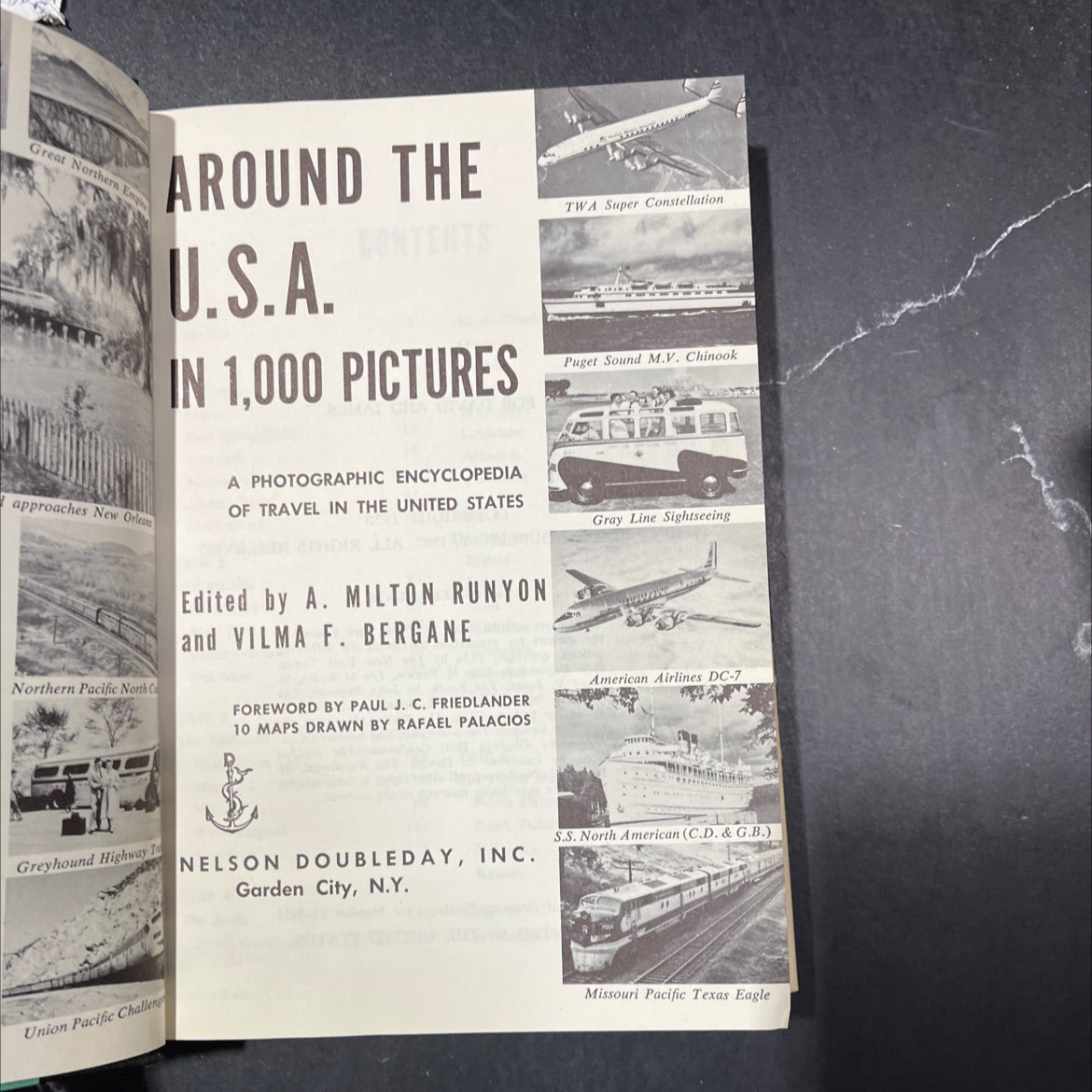 great northern emp around the u.s.a. in 1,000 pictures book, by a. milton runyon, vilma f. bergane, 1955 Hardcover image 2
