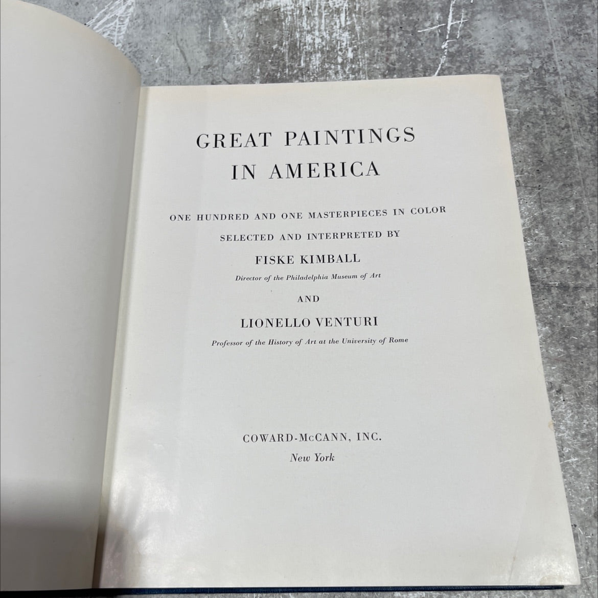 great paintings in america one hundred and one masterpieces in color selected and interpreted by fiske kimball and image 2