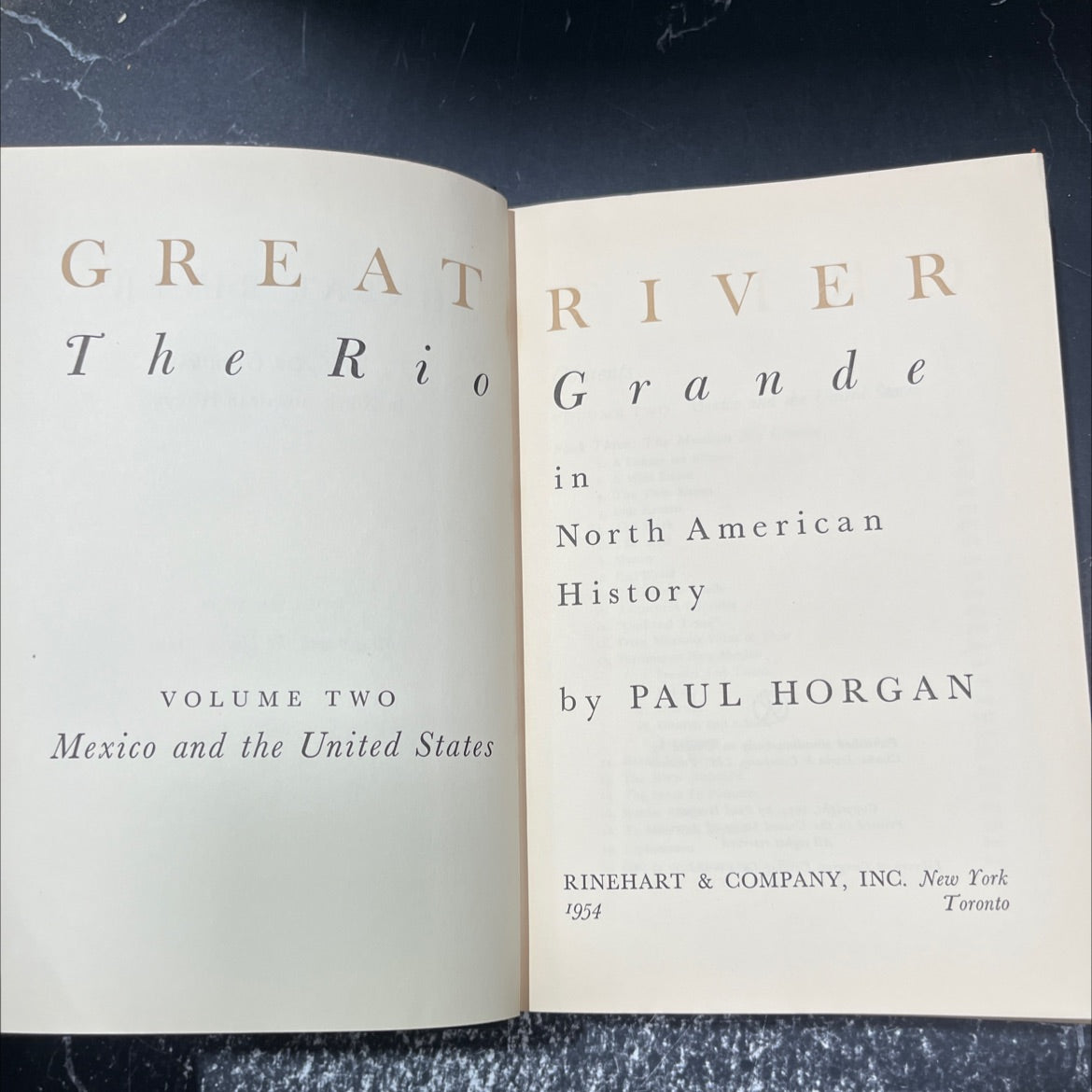 great river the rio grande volume two mexico and the united states in north american history book, by paul horgan, 1954 image 2