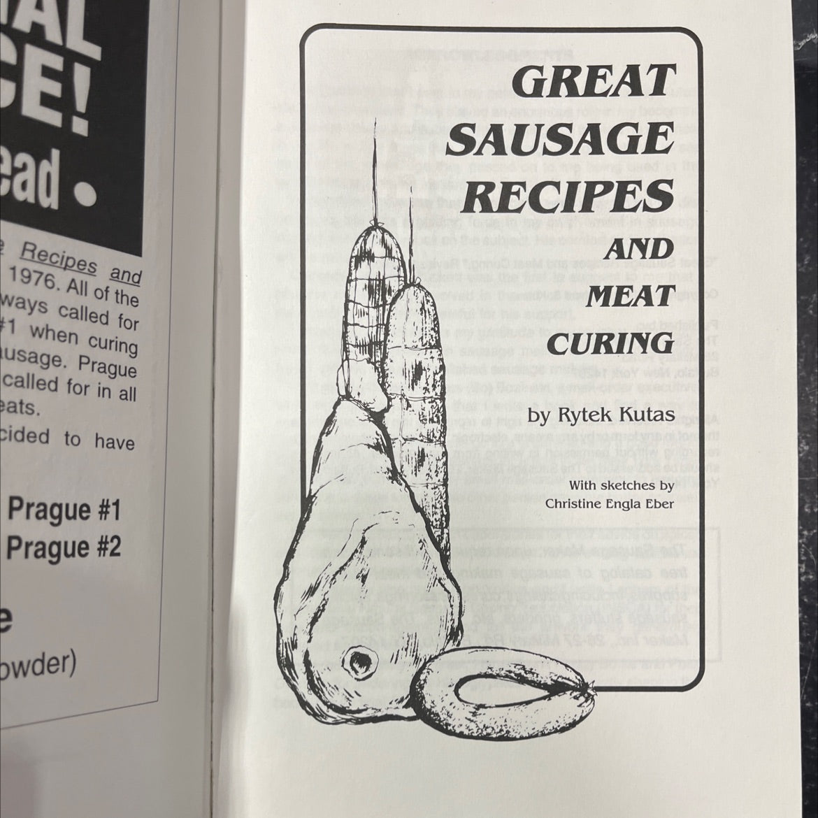 great sausage recipes and meat curing book, by rytek kutas, 1984 Hardcover image 2