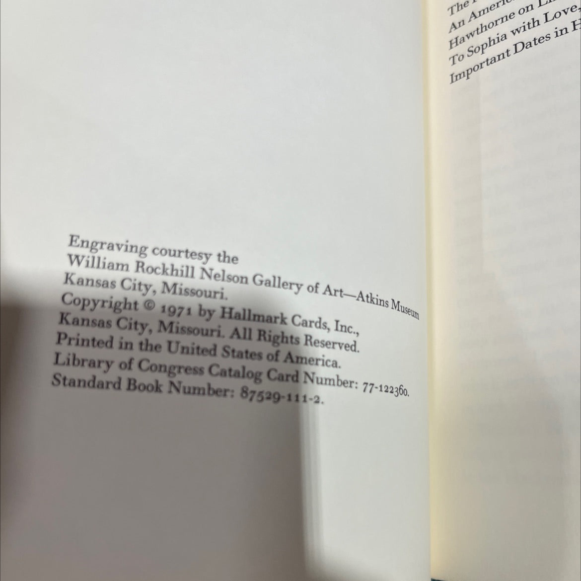 great writings by nathaniel hawthorne book, by nathaniel hawthorne, 1971 Hardcover image 3